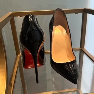 Christian Louboutin So Kate 120mm Pump Black Patent Leather